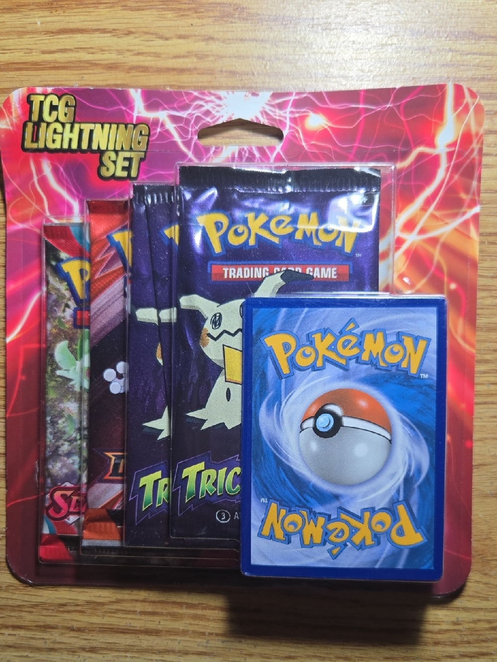 Pokémon TCG Lightning Set - Purple & Red Booster Pack Display